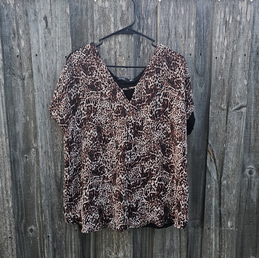Leopard Print Blouse